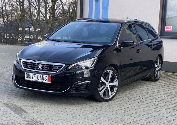 Peugeot 308 cena 57900 przebieg: 158000, rok produkcji 2017 z Poręba małe 781